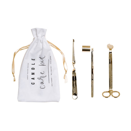 Gold Candle Care Kit - Home Decor & Gifts