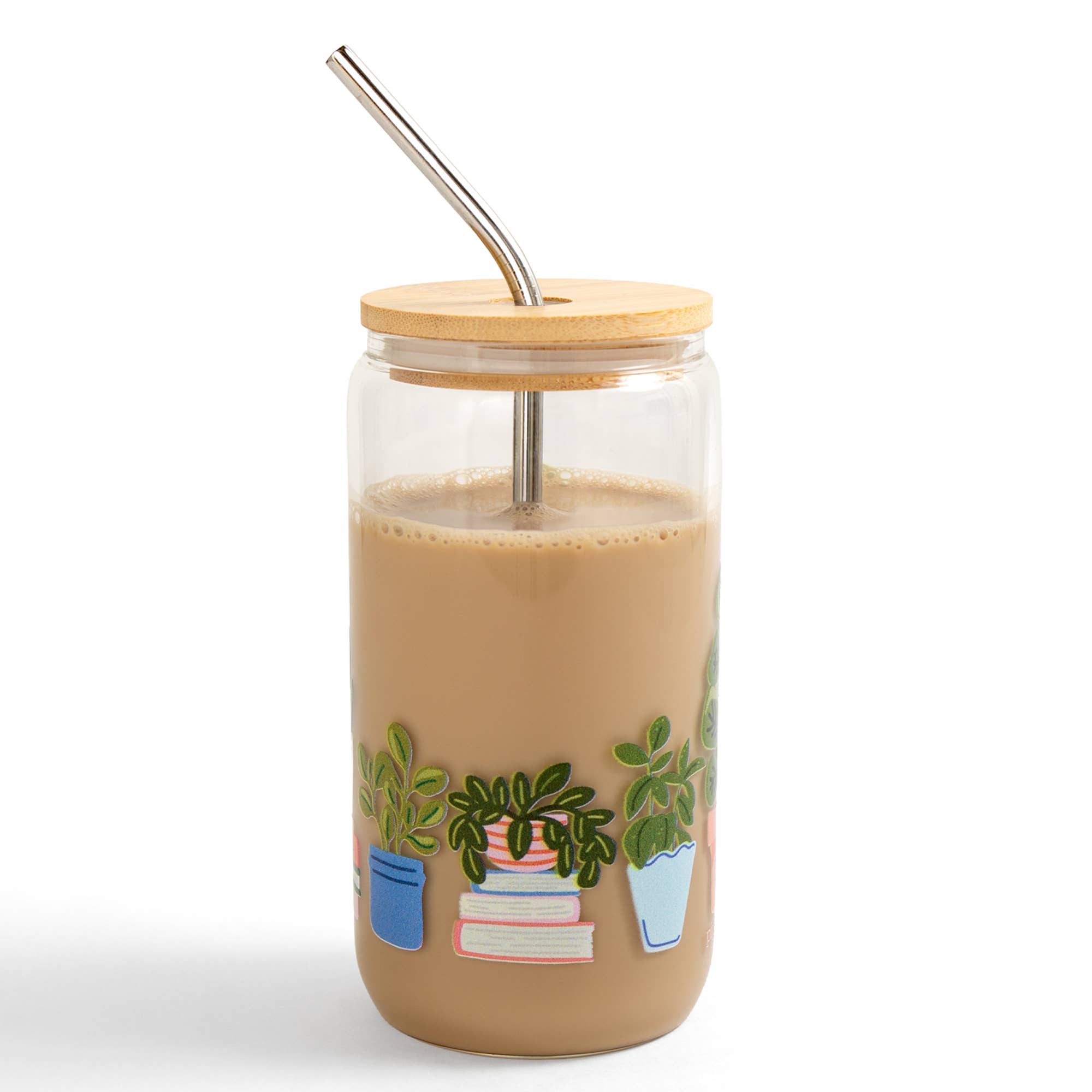 Potted Plants Glass Can