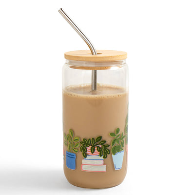 Potted Plants Glass Can