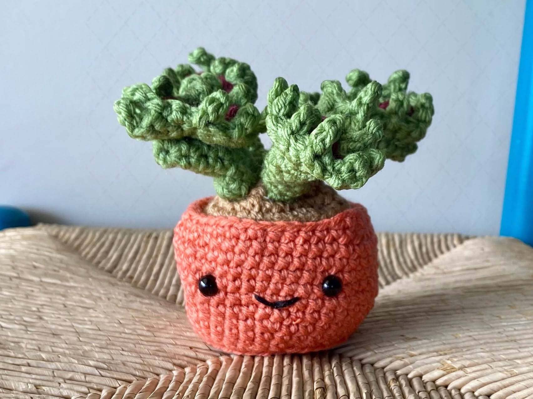 Crochet Succulent Plant, Amigurumi -  Snake Plant