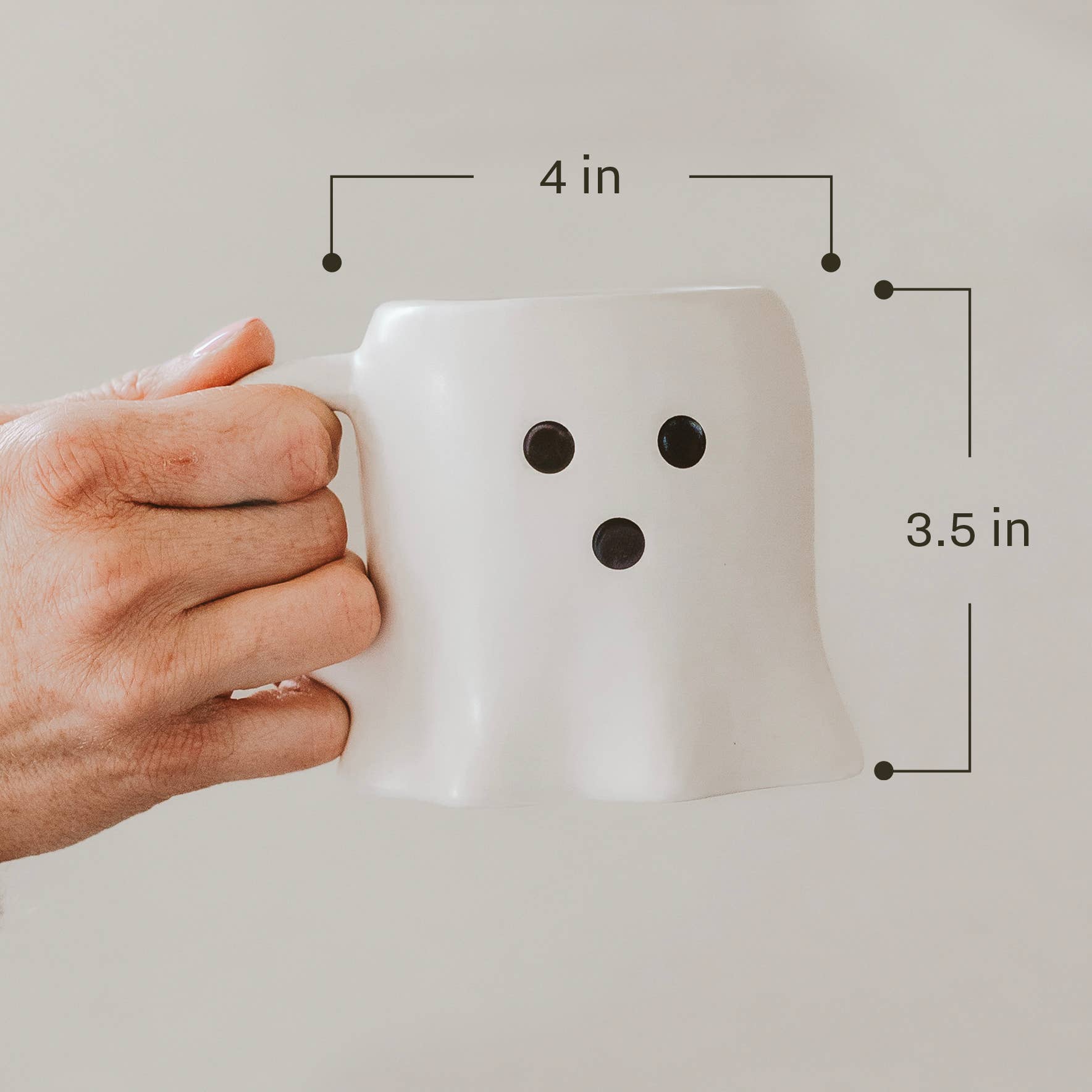 Ghost Figural Coffee Mug