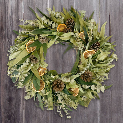 Wreath - Citrus & Eucalyptus Spice