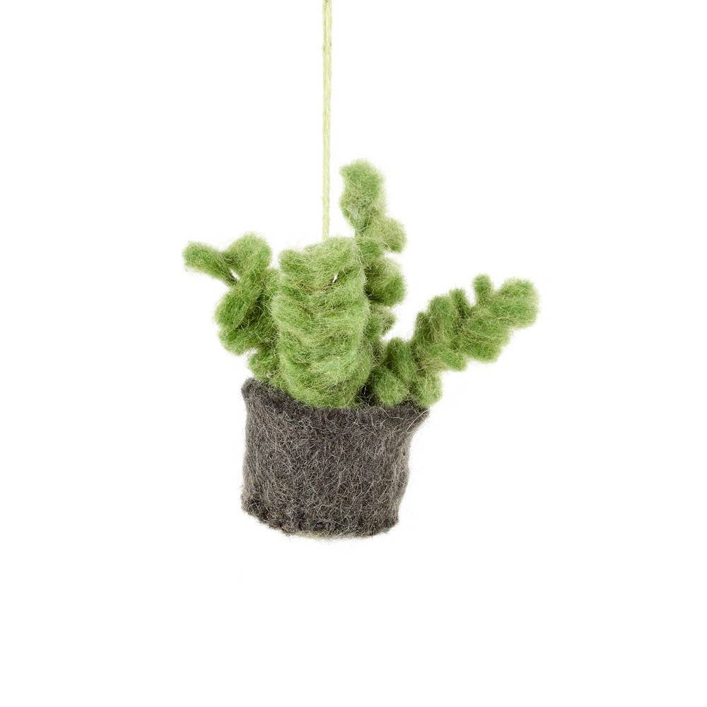 Handmade Felt Hanging Mini Plants Ornaments