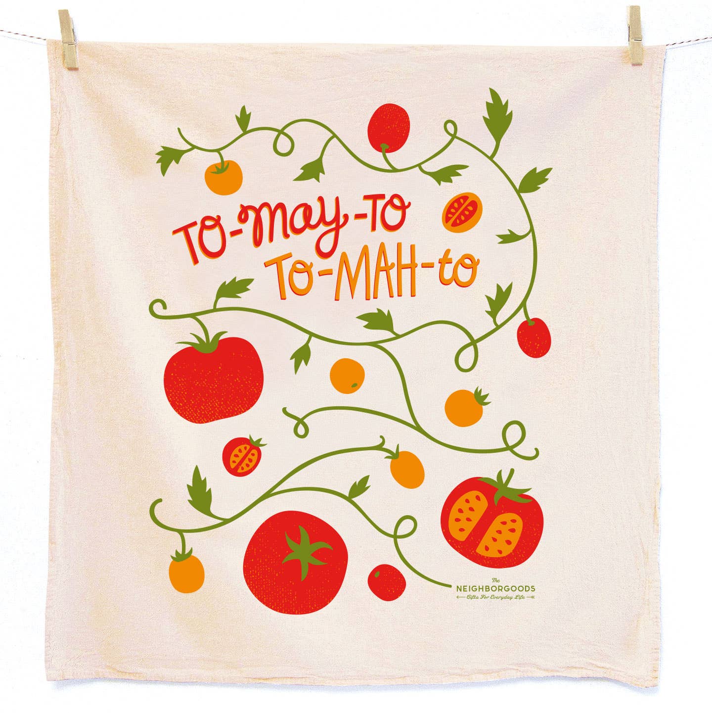 Tomato Tomahto - Tea Towel