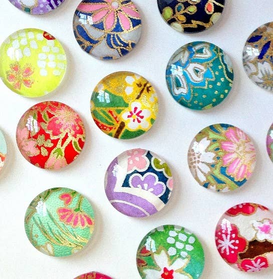 Japanese Chiyogami Magnets