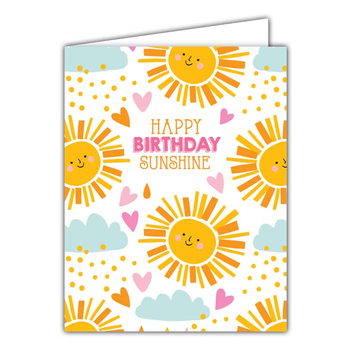 Happy Birthday Sunshine Birthday Card