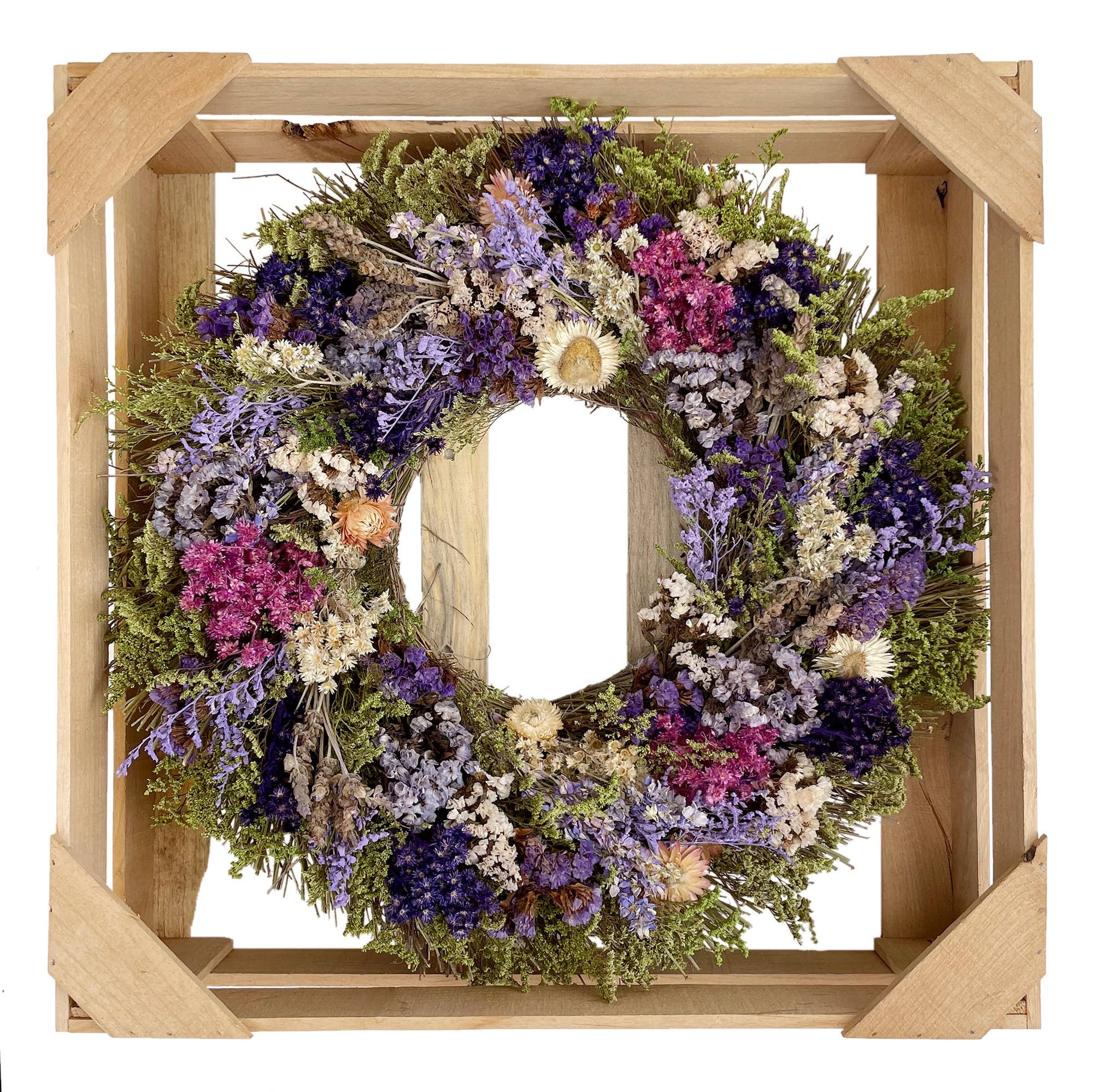 San Anselmo Dried Floral Wreath