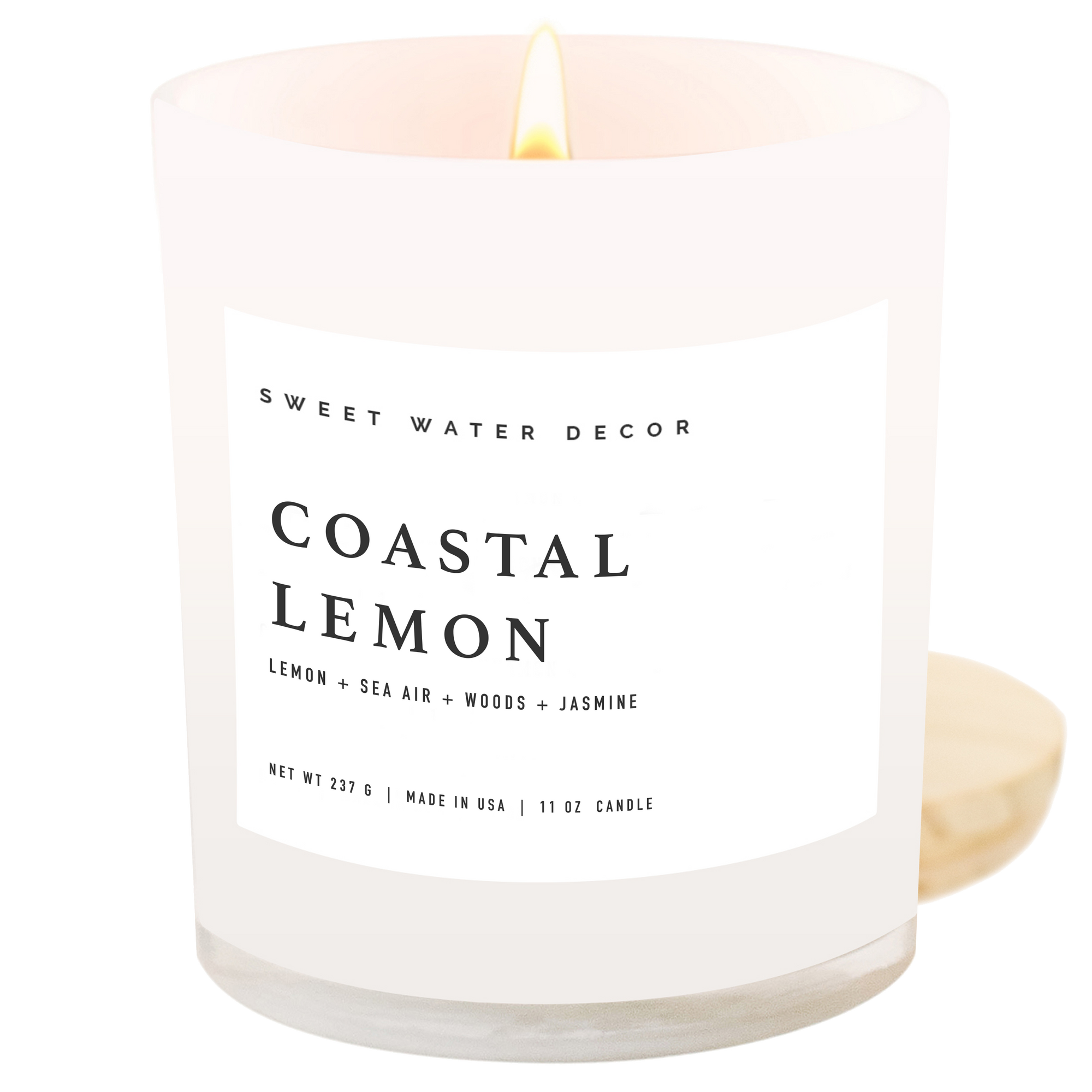 Coastal Lemon 11 oz Soy Candle