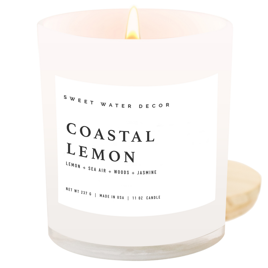 Coastal Lemon 11 oz Soy Candle
