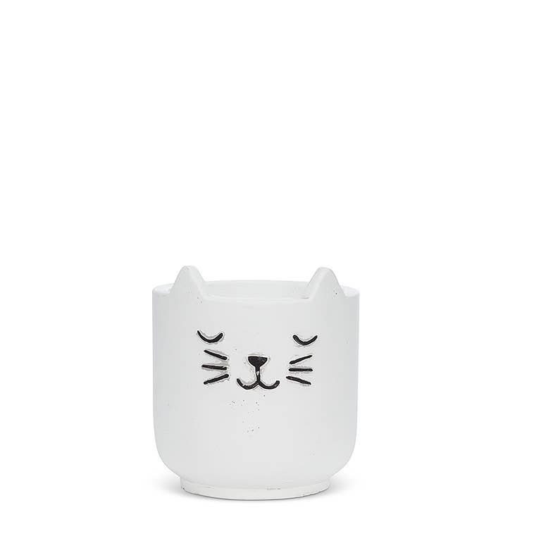 cat succulent holder Small Sleeping Cat Succulent Planter