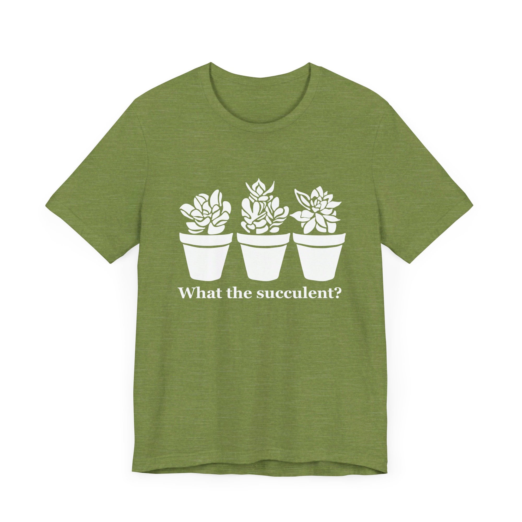 Unisex Jersey Short Sleeve Tee - What The Succulent