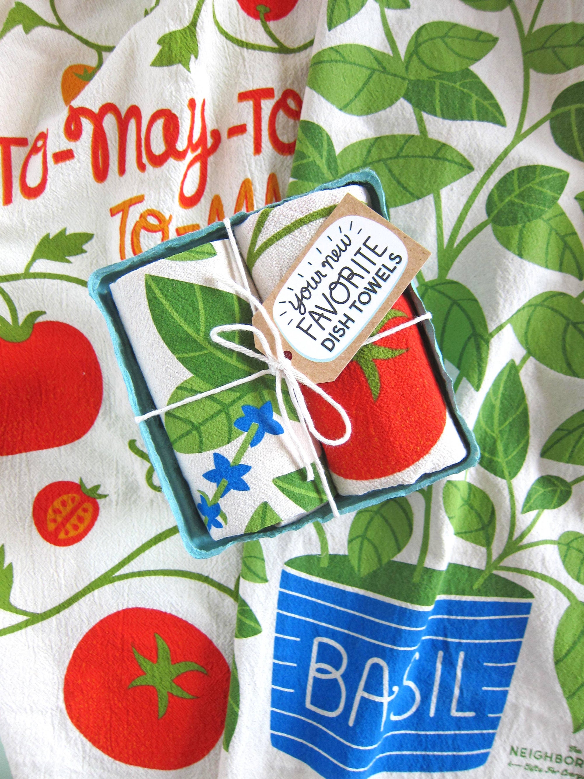 Tomato Tomahto - Tea Towel
