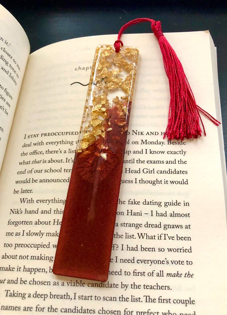 resin bookmark