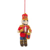 Handmade Felt Nutcracker Ned Hanging Ornament