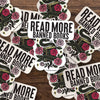 Read More Banned Books Sticker, Book Lover Sticker