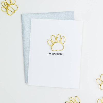 I Am So Sorry - Sympathy Letterpress Card