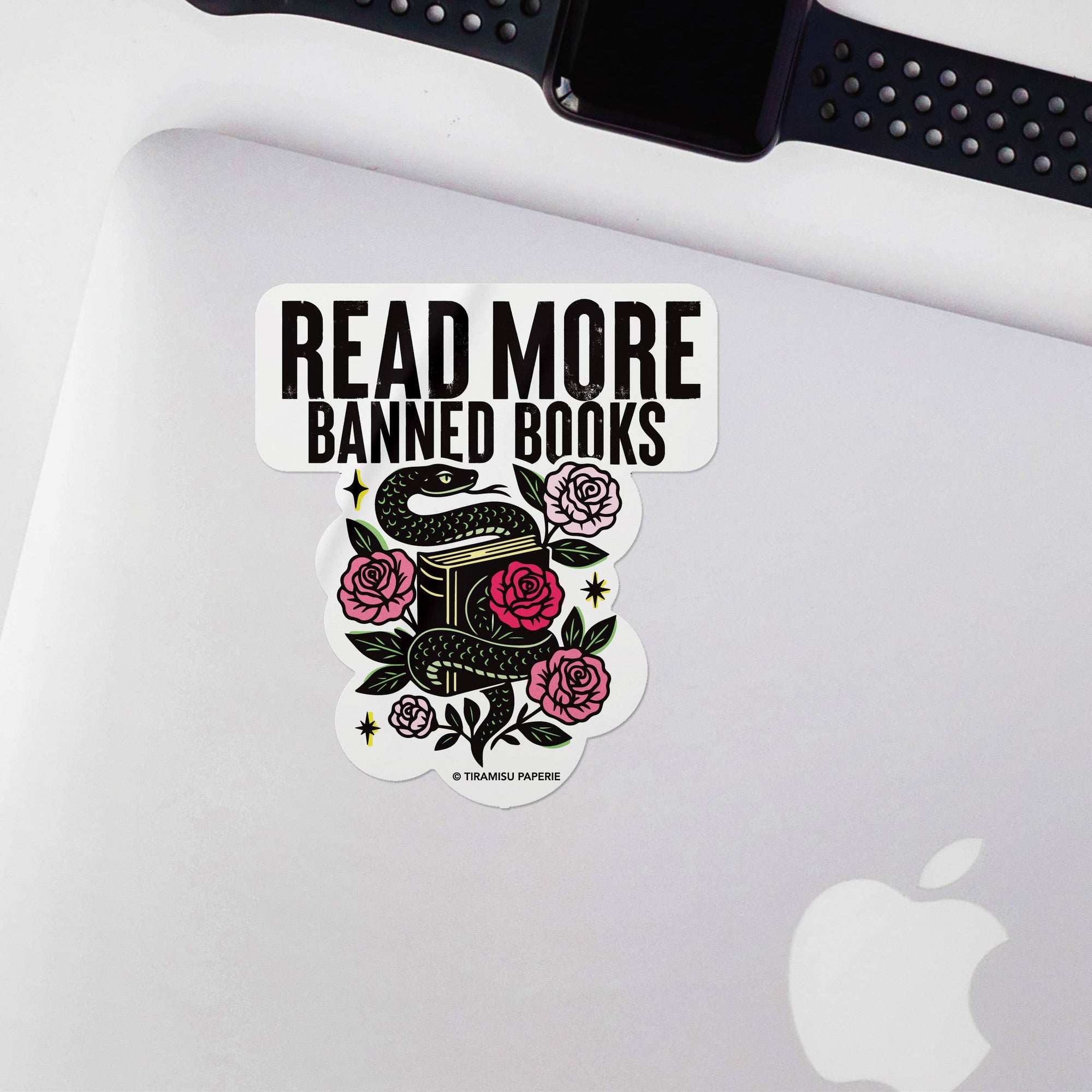 Read More Banned Books Sticker, Book Lover Sticker