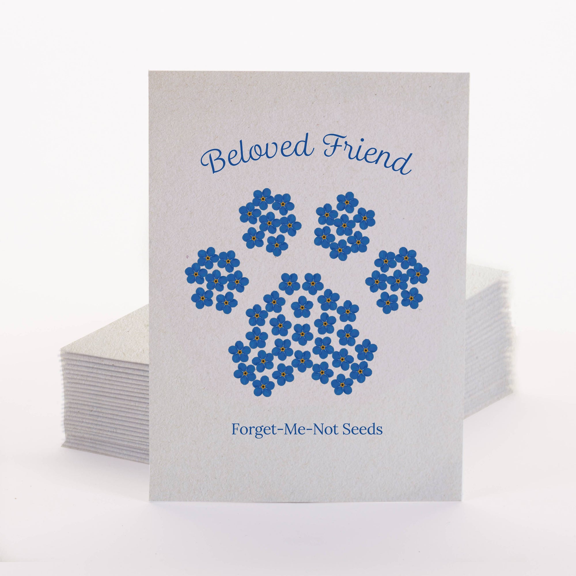 A Beloved Friend - Forget Me Not Seed Packets