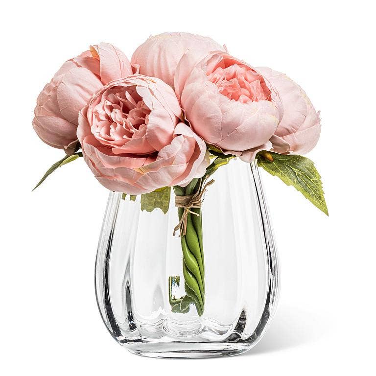 AB Bronwyn Optic Wide Bottom Vase-6"H