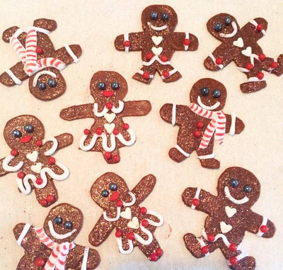 Lollipop Fondant Gingerbread People