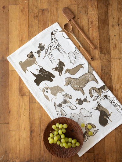 Dog Tea Towel