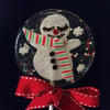 Lollipop Fondant Happy Snowman