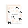 Coquette Birthday Bows Card