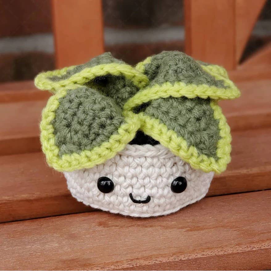 Small Crochet Succulent House Plant Plushy