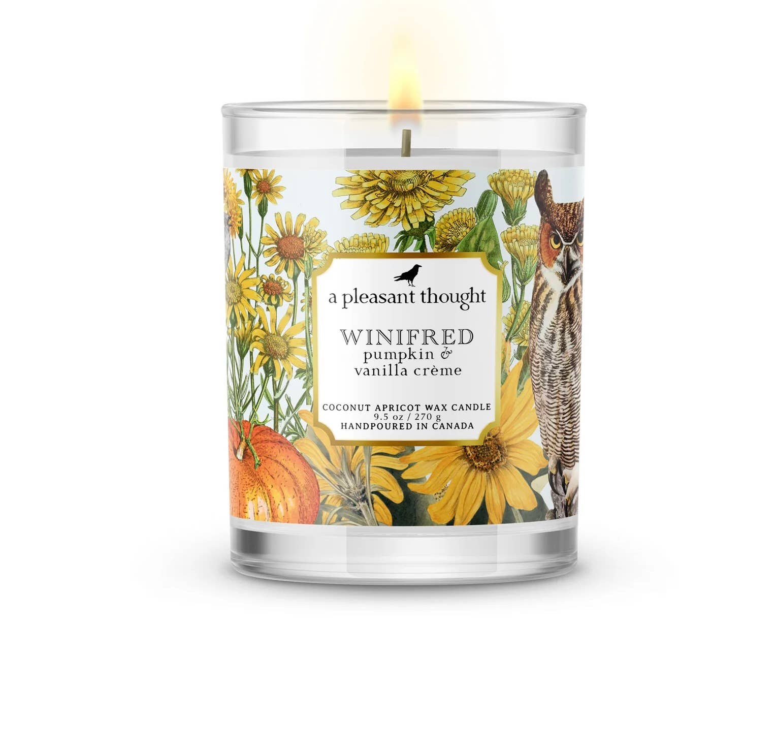 WINIFRED PUMPKIN & VANILLA CRÈME |Wood Wick Candle