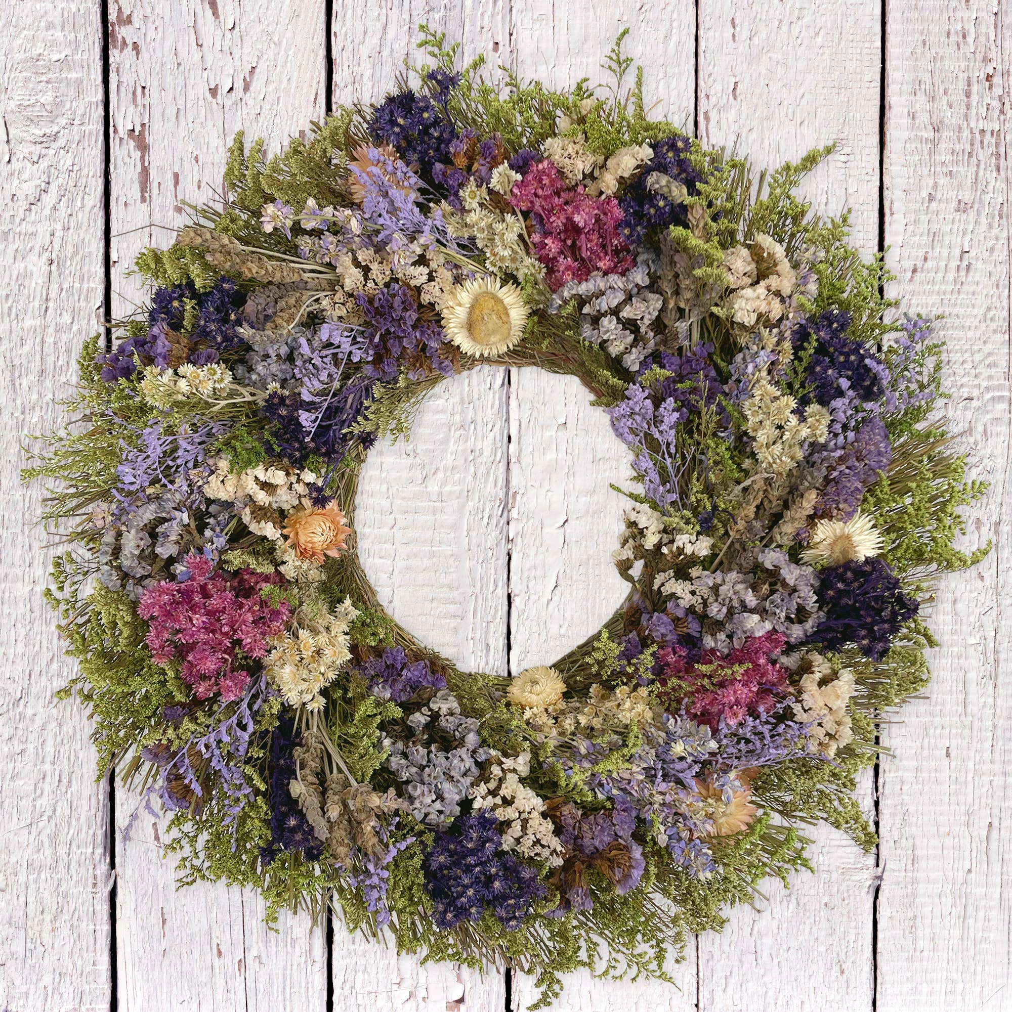 San Anselmo Dried Floral Wreath