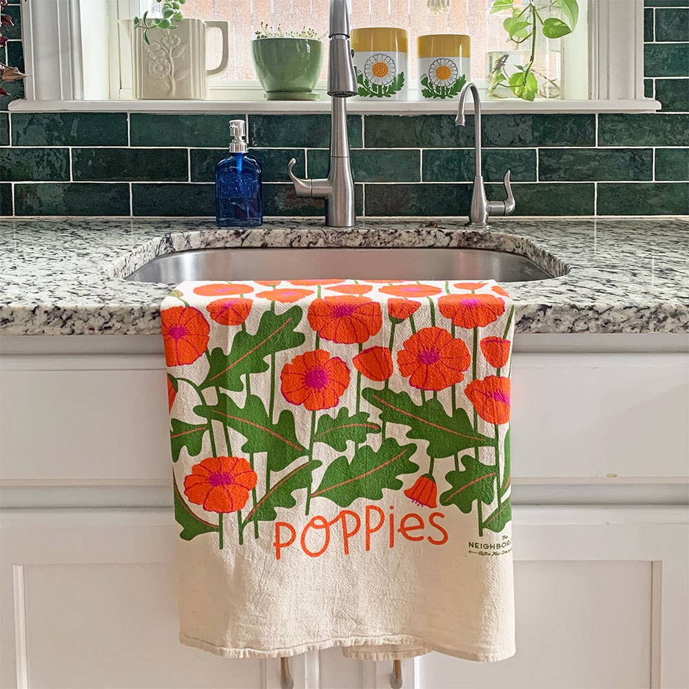 Poppy Tea Towel