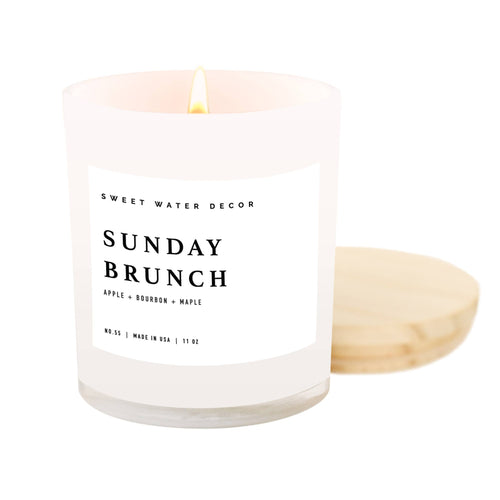 sunday brunch candle