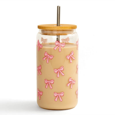 LIMITED EDITION:  The Not-A-Stanley Glass Can & Bouquet