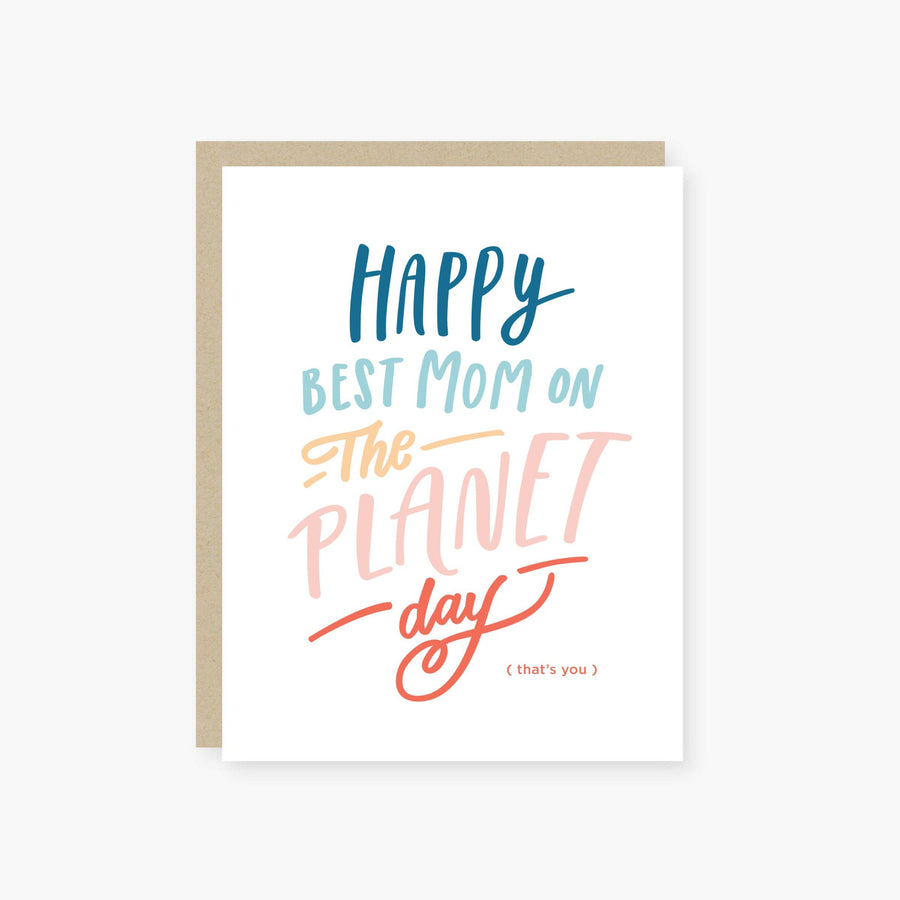 Best Mom On The Planet Card