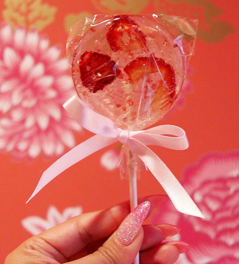 Lollipop Strawberry Champagne