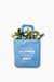 Support Your Flower Farmer Eco Friendly Canvas Tote Bag |BLUE