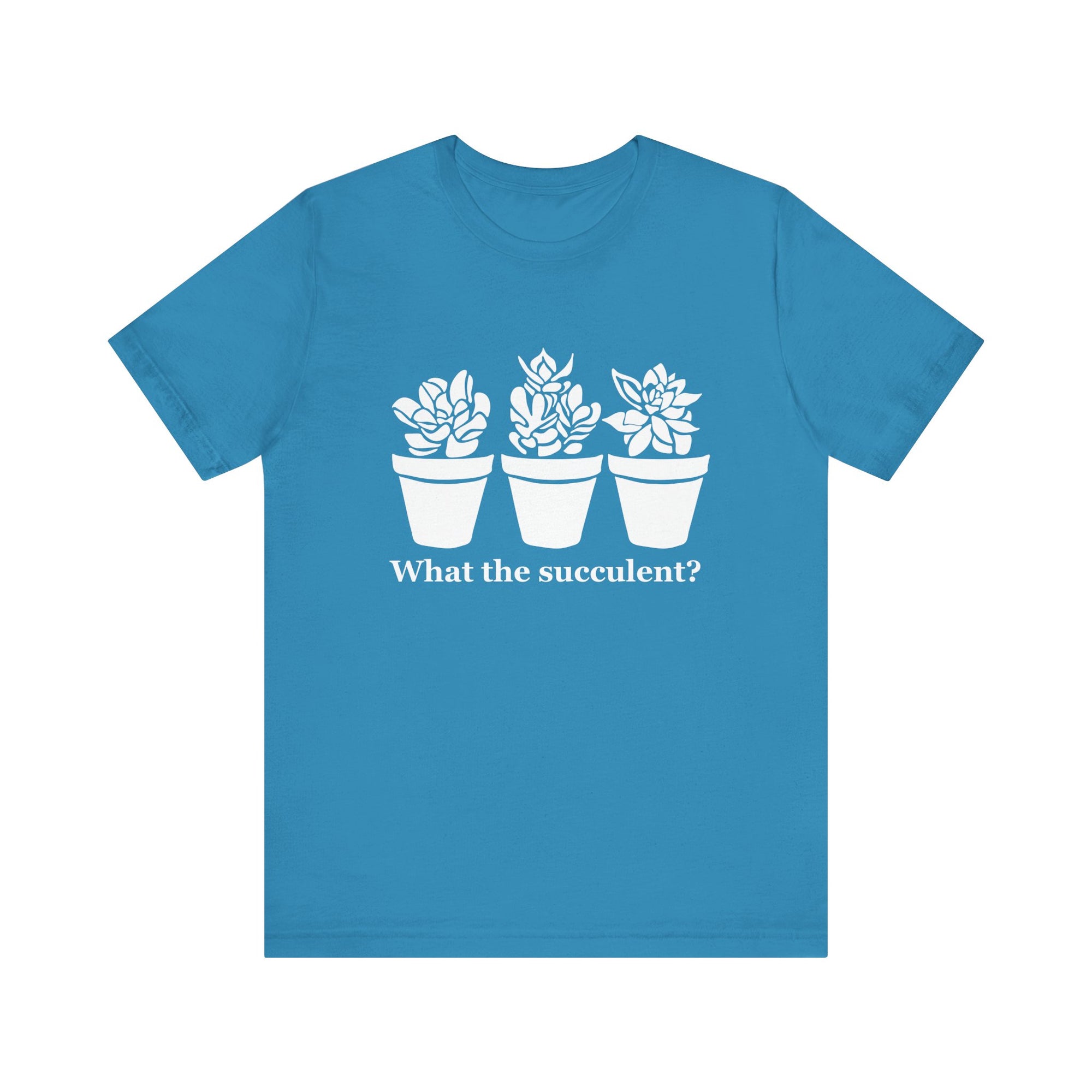 Unisex Jersey Short Sleeve Tee - What The Succulent