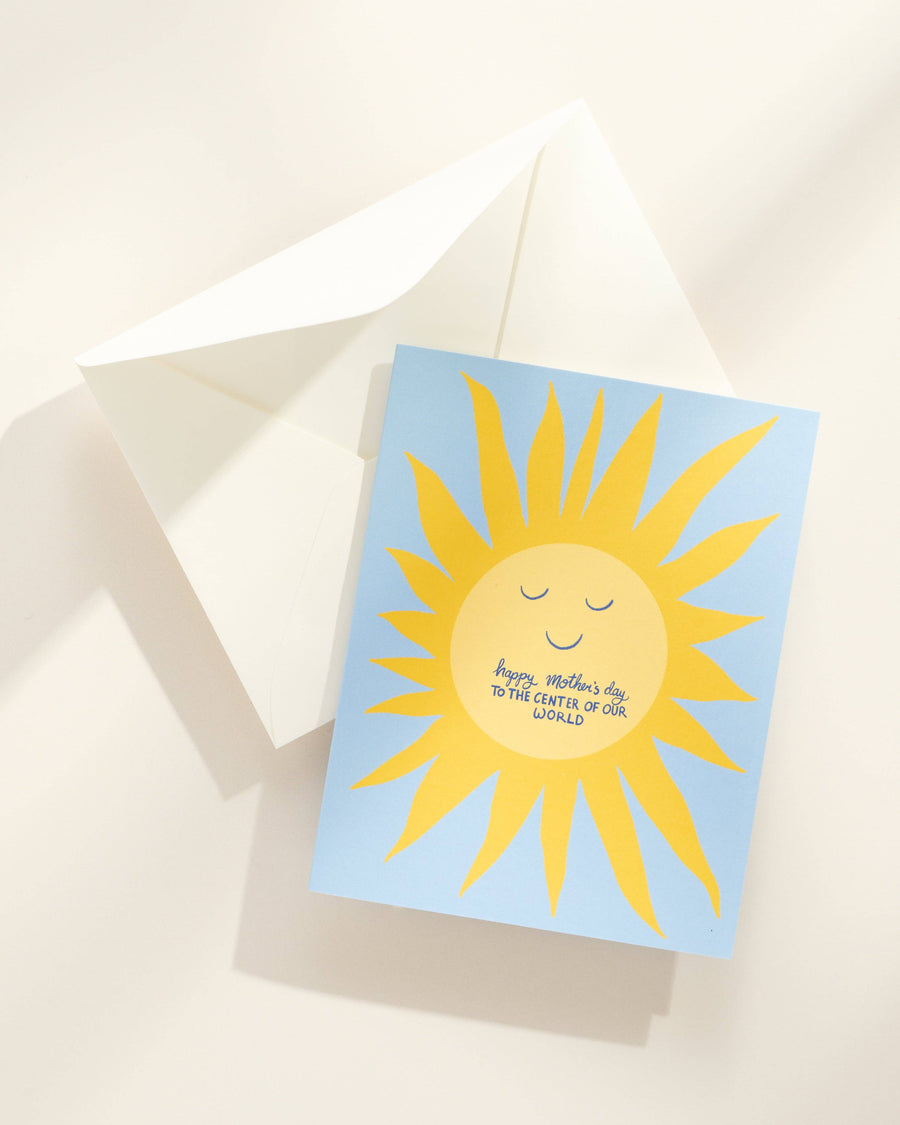 Center Of Our World Sunny Mother’s Day Card