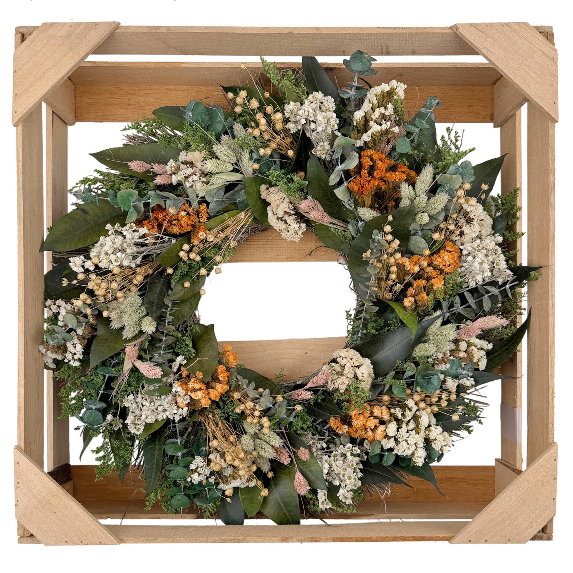 Saratoga Dried Floral Wreath