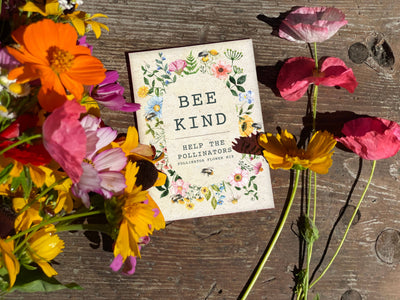 Bee Kind Help Pollinators - Flower Mix Seed Packets