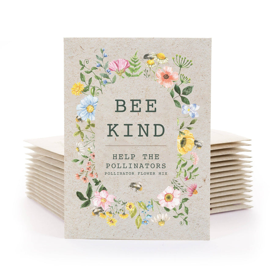 Bee Kind Help Pollinators - Flower Mix Seed Packets