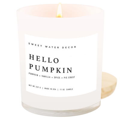 Hello Pumpkin 11 oz Soy Candle