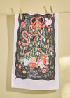 Merry Christmas Tree Tea Towel