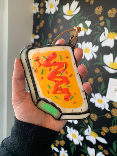 Stained Glass Ornament - Pop Tart