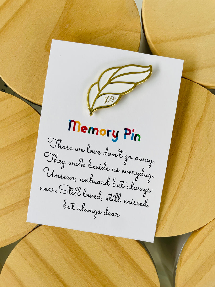 Memory Pin - Angel Feather Pin