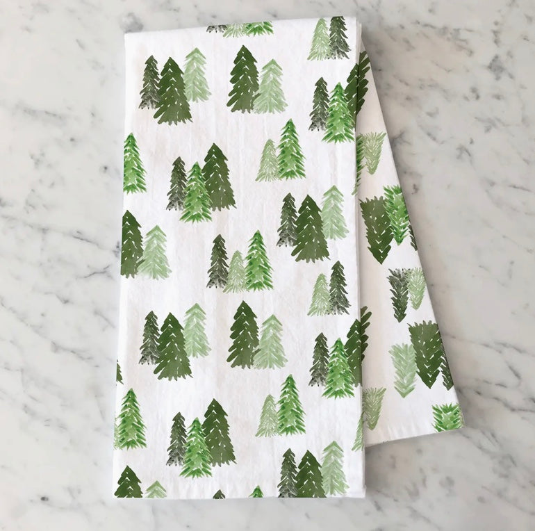 Forest Trees Tea Towel
