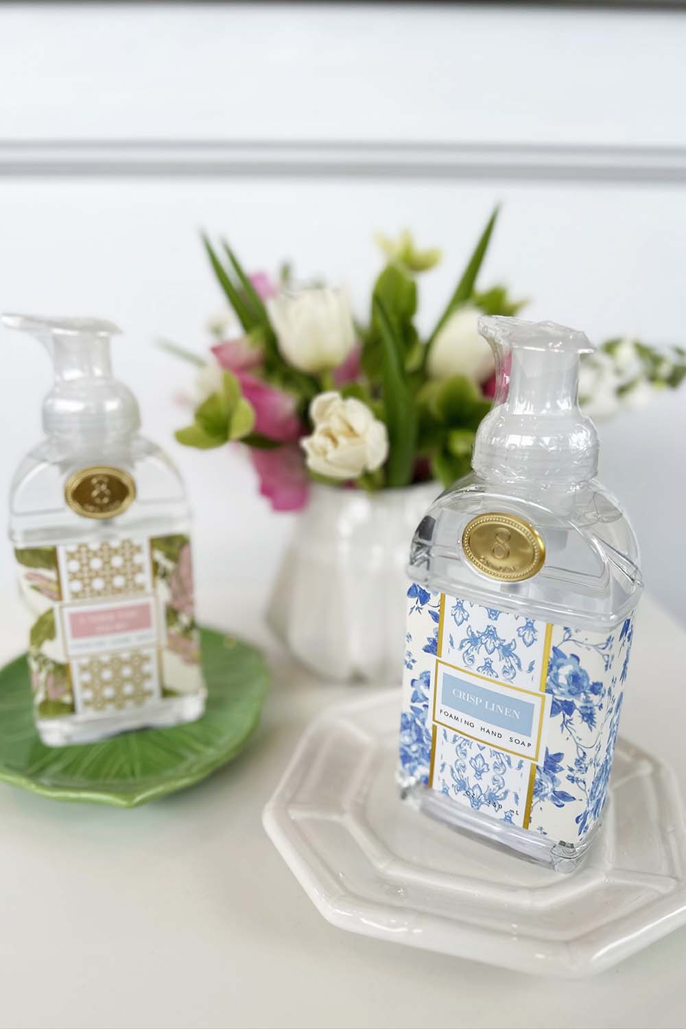 Gift Set - Foam Hand Soap, Candle, Tray