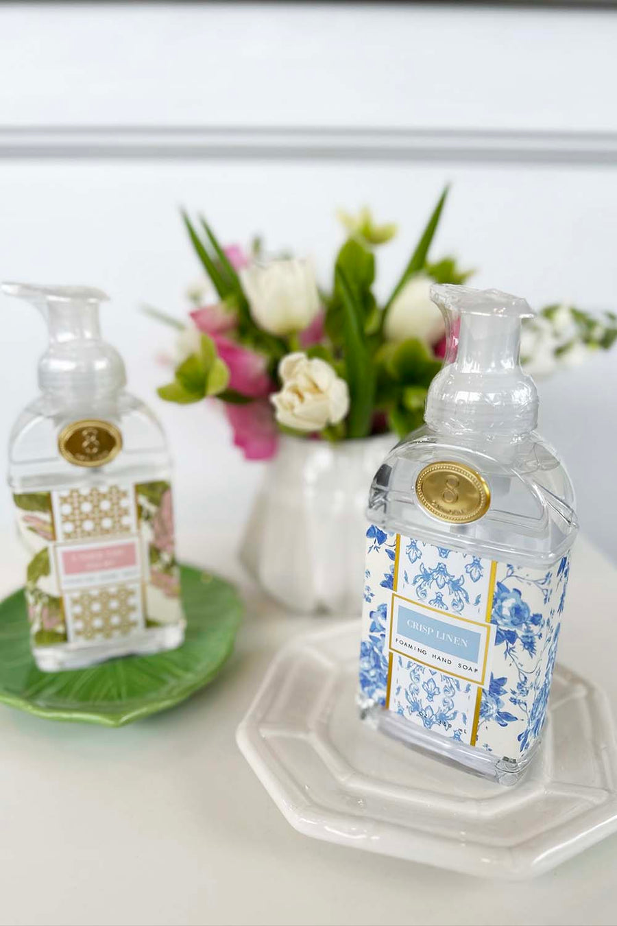 Gift Set - Foam Hand Soap, Candle, Tray