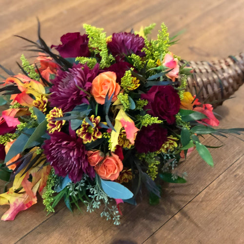 November 16 - Fall Bounty Cornucopia Centerpiece