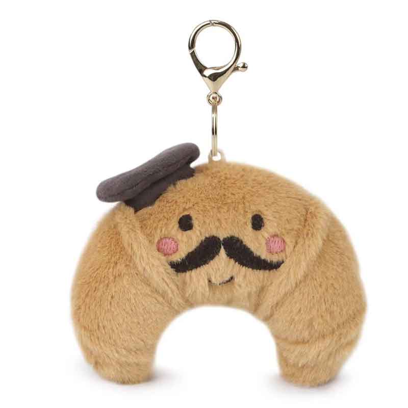 Monsieur Croissant Plush Bag Charm